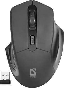 Defender RF Datum MB-345 Wireless Mouse Black