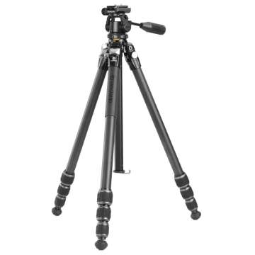 Vanguard VEO 5 234CO26 Carbon Fiber Outdoor Tripod w/ Pan Head for Scopes, Optics, and Cameras