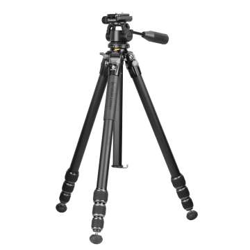 Vanguard VEO 5 264AO28 Aluminum Outdoor Tripod w/ Pan Head for Scopes, Optics, and Cameras
