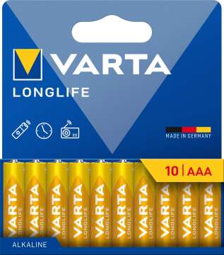 Varta AAA Alkáli Elem 10db/csomag