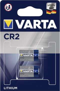 Varta CR2 Lítium Elem 2db/csomag Varta CR2 Lítium Elem 2db/csomag