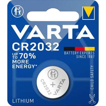 Varta CR2032 Lítium Gombelem 1db/csomag Varta CR2032 Lítium Gombelem 1db/csomag