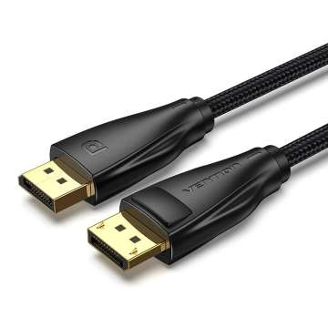 Vention Displayport/M to Displayport/M cable 3m Black Vention Displayport/M to Displayport/M cable 3m Black