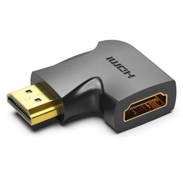 Vention HDMI 270 Degree Male to Female Vertical Flat Adapter Black