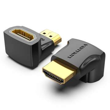 Vention HDMI 90 Degree Male to Female Adapter Black