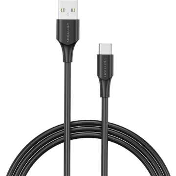 Vention USB-A 2.0/M to USB-C/M cable 0,5m Black Vention USB-A 2.0/M to USB-C/M cable 0,5m Black