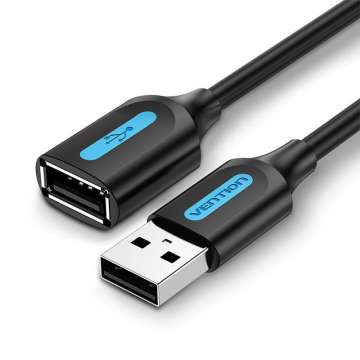 Vention USB 2.0 A Male to A Female Extension Cable 2m Black