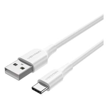 Vention USB-A 2.0/M to USB-C/M cable 1,5m White Vention USB-A 2.0/M to USB-C/M cable 1,5m White