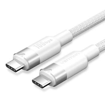 Vention USB-C 3.2/M cable 1m White Vention USB-C 3.2/M cable 1m White