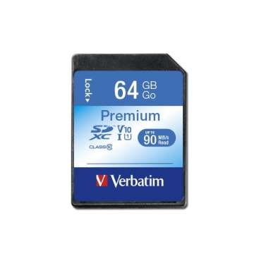 Verbatim 64GB SDXC Premium Class10 U1 V10 Verbatim 64GB SDXC Premium Class10 U1 V10
