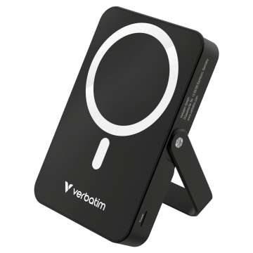 Verbatim Charge "n" Go PowerBank with Stand 10000mAh PowerBank Black