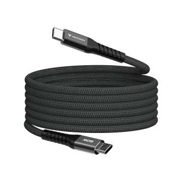 Verbatim Sync&Charge USB-C/USB-C 60W Magnetic cable 1,2m Black