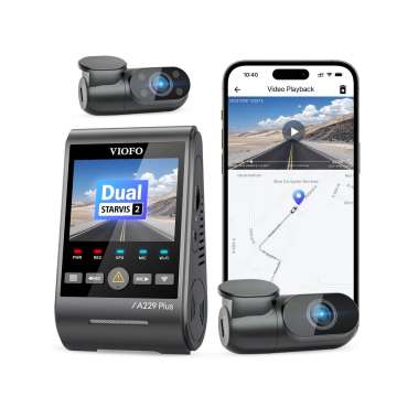 VIOFO A229 Plus 3CH Dash Cam Black VIOFO A229 Plus 3CH Dash Cam Black