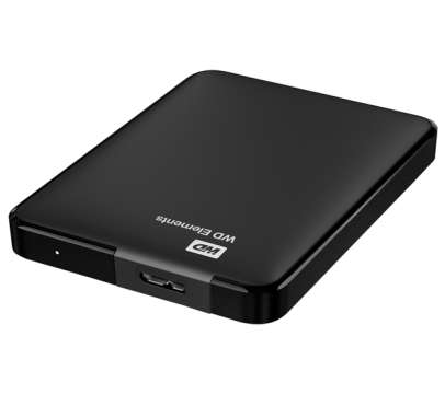 Western Digital 1TB 2,5" Elements Black USB3.0 WDBHHG0010BBK-EESN