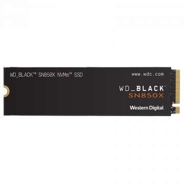 Western Digital 1TB M.2 2280 NVMe SN850X Without Heatsink Black