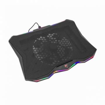 White Shark Glacier 17,3" Gaming RGB Cooling pad Black