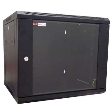 WP WPN-RWB-12606-B Falra szerelhető Rackszekrény Black