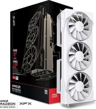 XFX RX9070 16GB DDR6 Tripple Fan Gaming Edition White OC