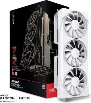 XFX RX9070 XT 16GB DDR6 Swift Gaming White