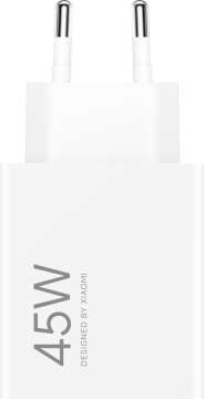 Xiaomi 45W Turbo Charging Power Adapter White Xiaomi 45W Turbo Charging Power Adapter White