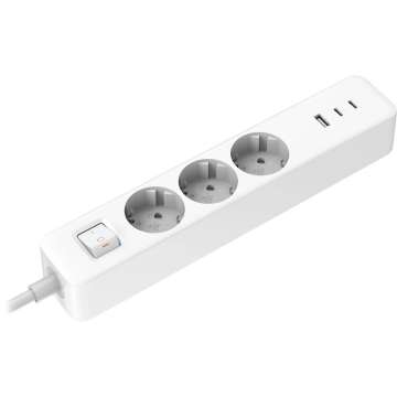 Xiaomi Hálózati Elosztó Kapcsolóval 3DIN 1,4m White