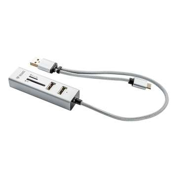 Yenkee Yenkee YHC 103SR USB C OTG hub+reader