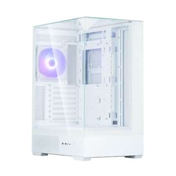 Zalman P40 Prism RGB Tempered Glass White