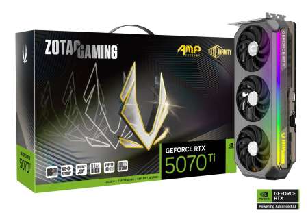 Zotac GeForce RTX5070 Ti 16GB DDR7 AMP Extreme Infinity