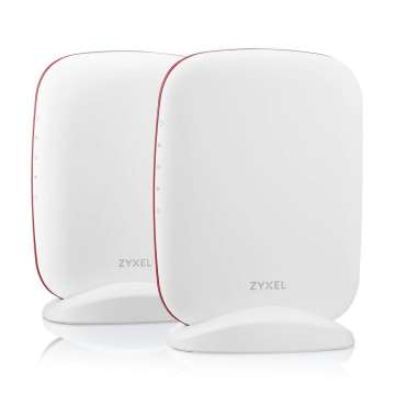 ZyXEL AXE5400 Dual-Band Wireless Router Wifi 6E White